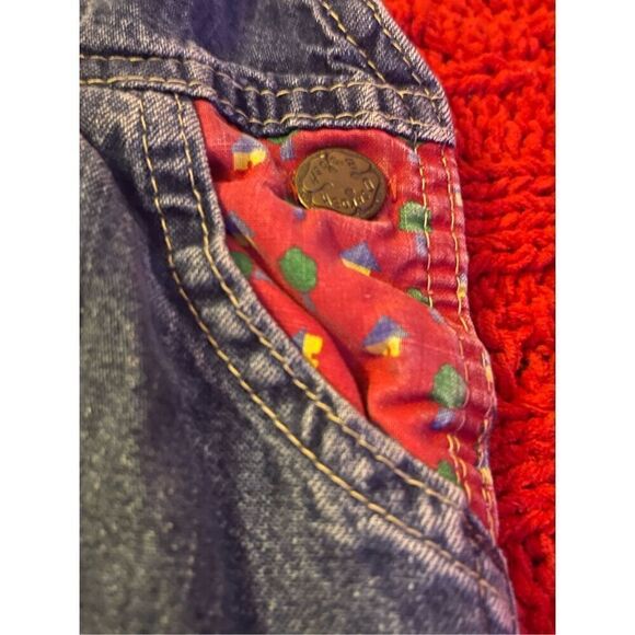 Vintage Oshkosh B Gosh VESTBAK Overall Denim Dress 4T USA - Picture 3 of 7